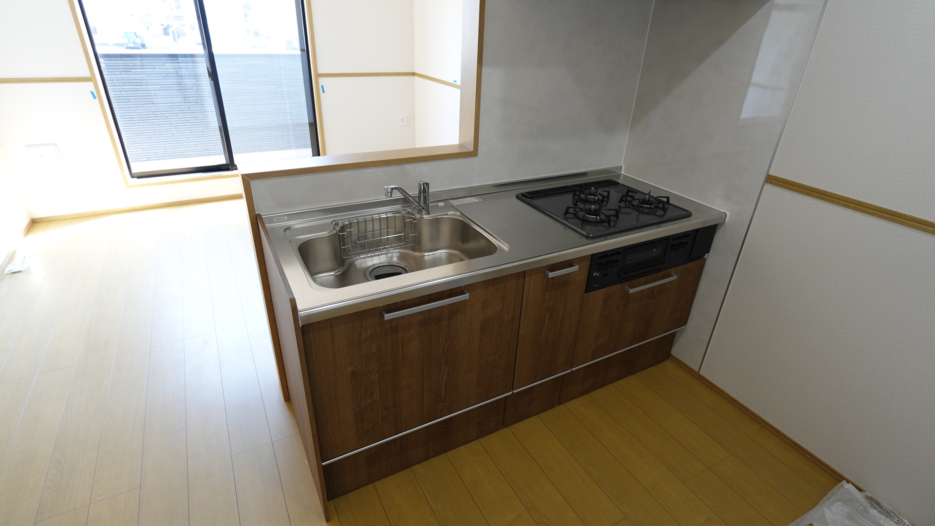 対面式キッチンのLDK loading=