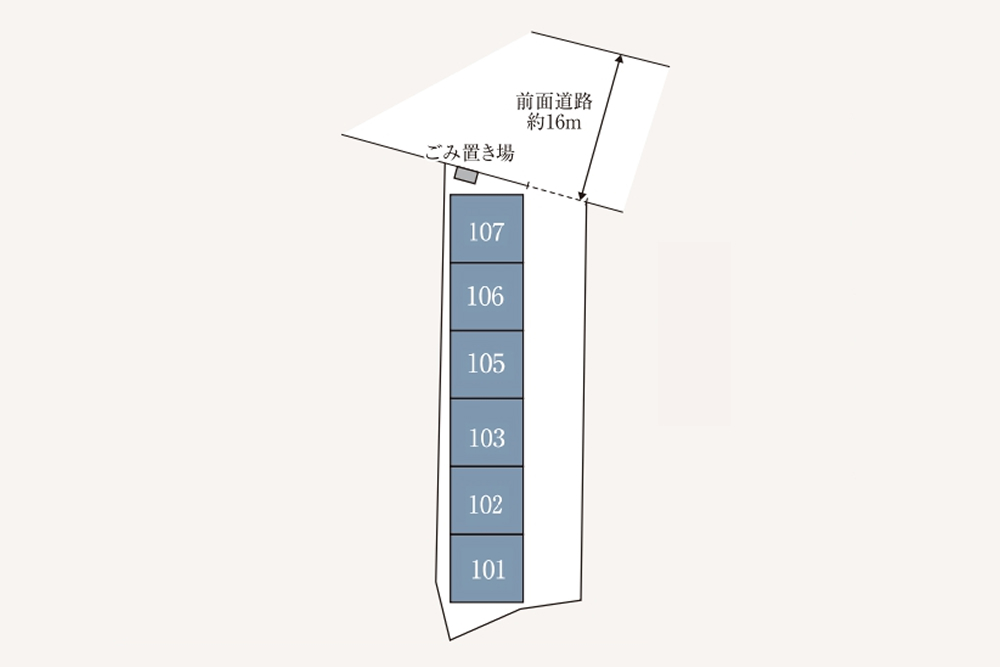 ワイドサイズのガレージスペースを持つ全6戸のガレージハウス loading=